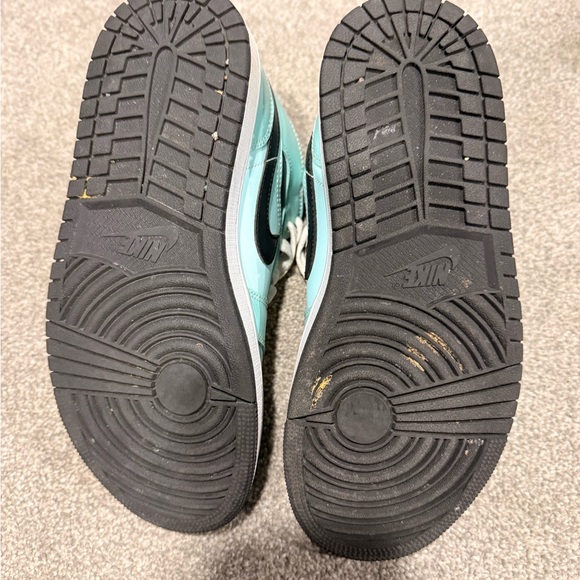 Nike Air Sneakers - Black, White, and Aqua - Picture 4 of 4